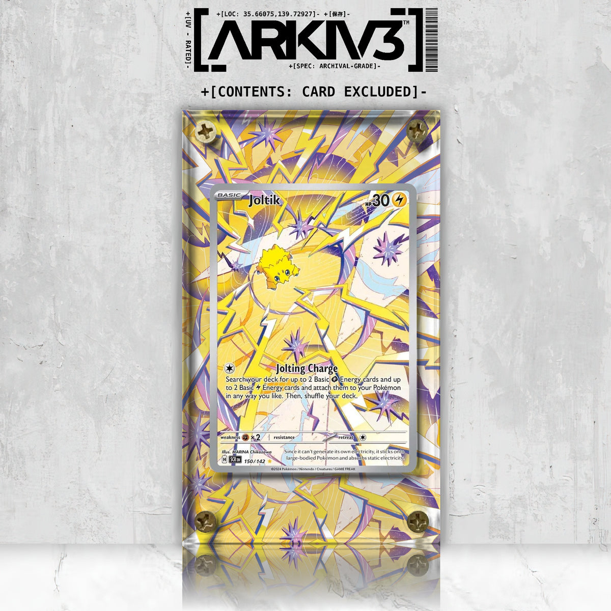 [UNIT: 150/142] // Joltik Extended Art Display Case - Raw