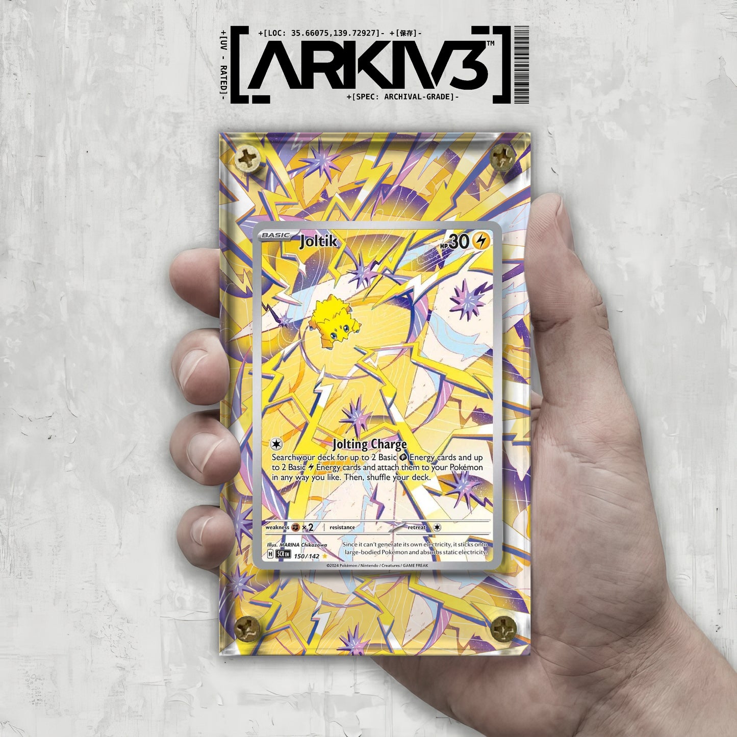 [UNIT: 150/142] // Joltik Extended Art Display Case - Raw