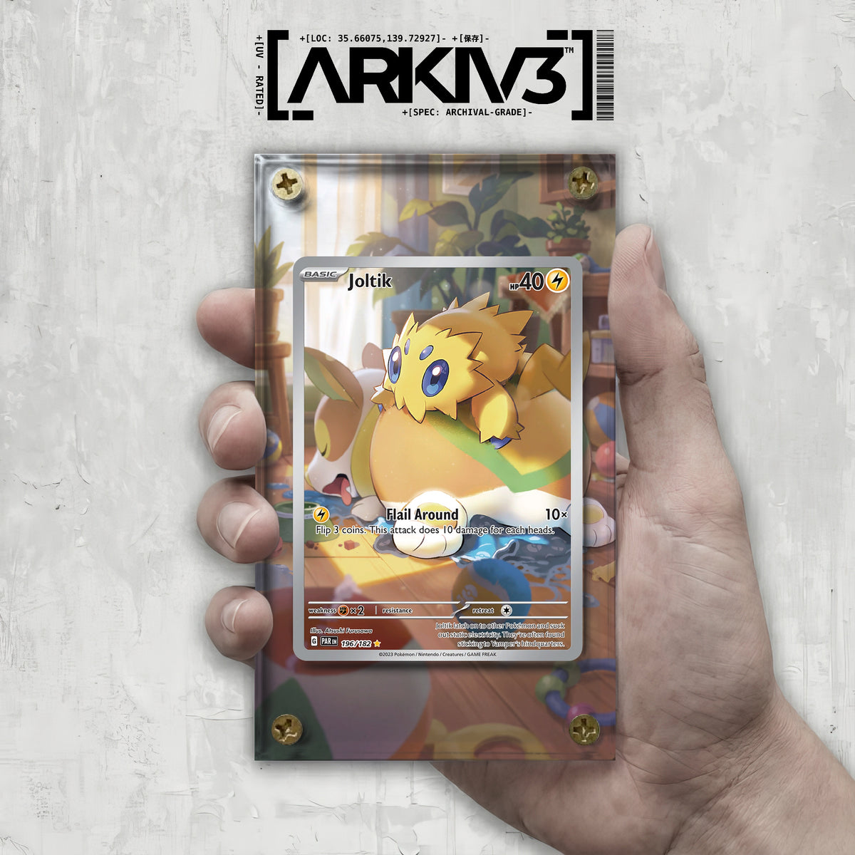 [UNIT: 196/182] // Joltik Extended Art Display Case - Raw