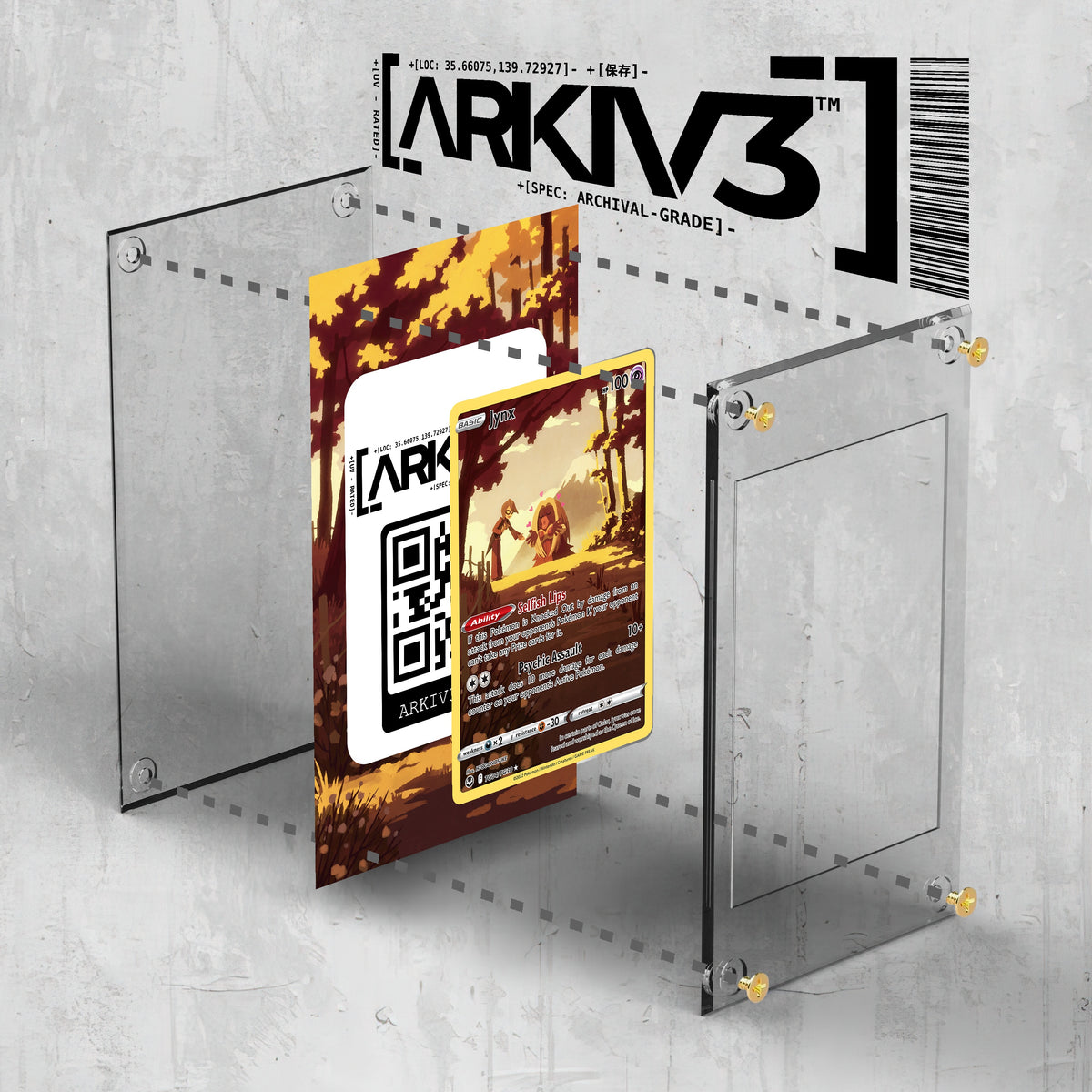 [UNIT: TG04/TG30] // Jynx Extended Art Display Case - Raw