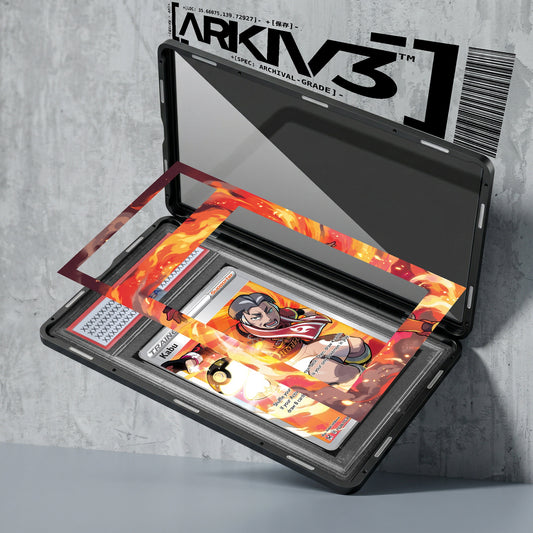 ARKIV3 PSA graded exploded mockup