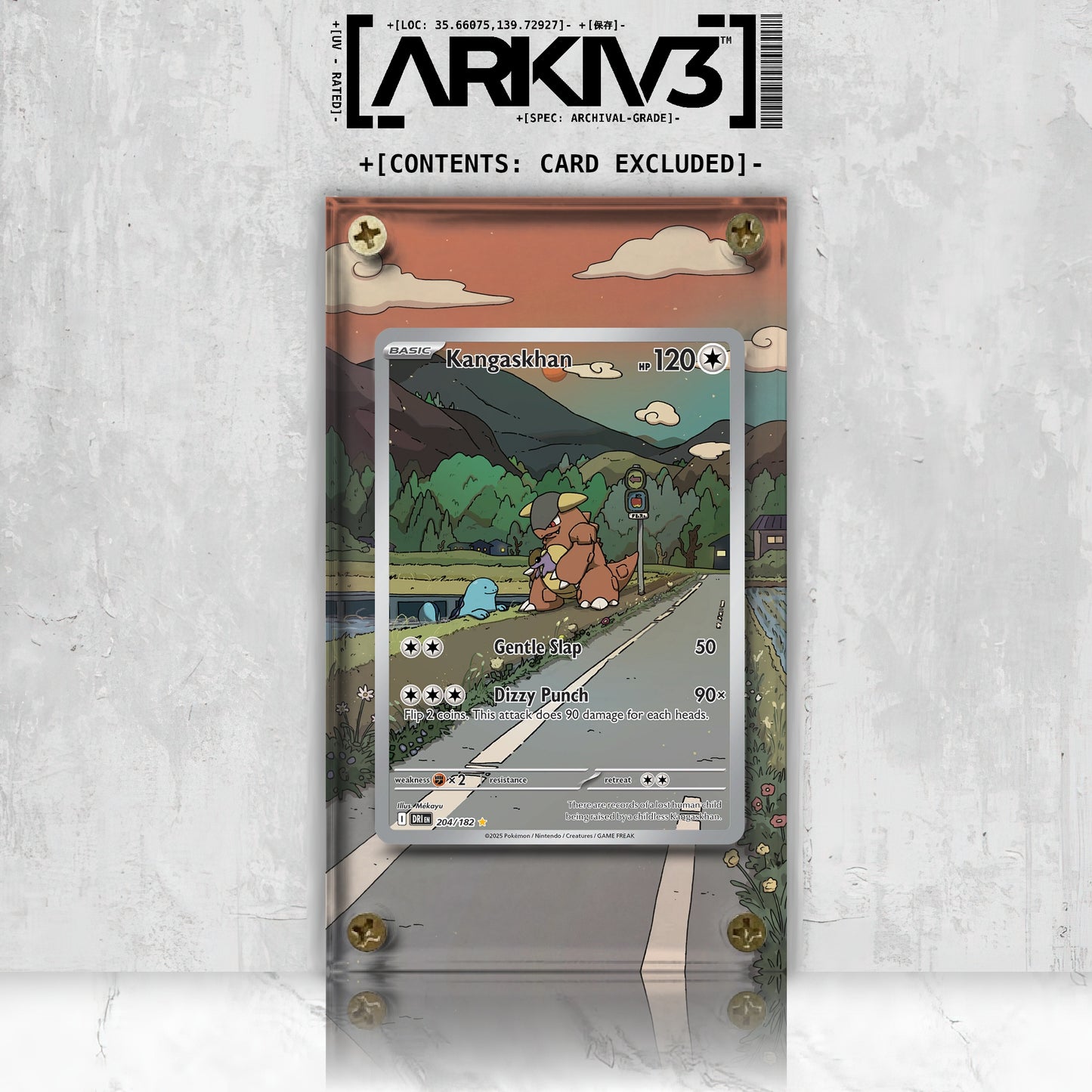 [UNIT: 204/182] // Kangaskhan Extended Art Display Case - Raw