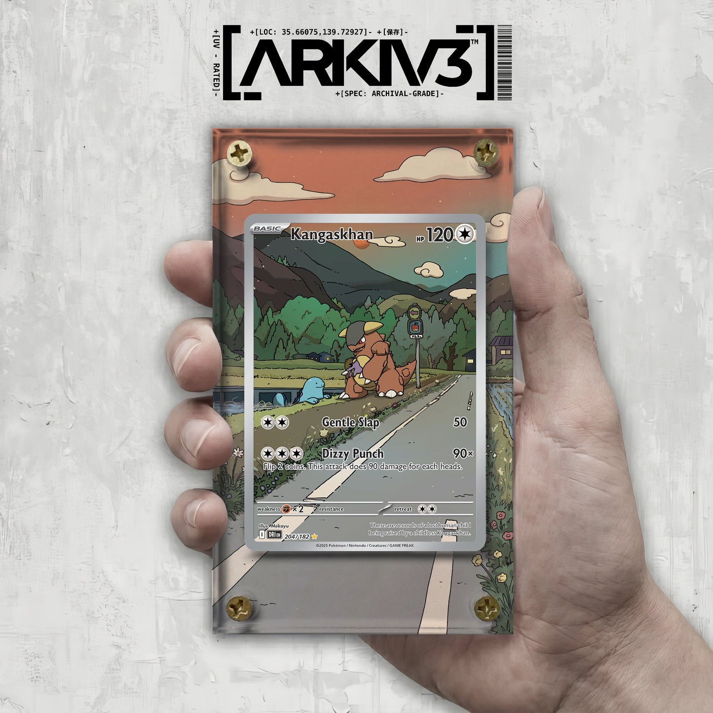 [UNIT: 204/182] // Kangaskhan Extended Art Display Case - Raw