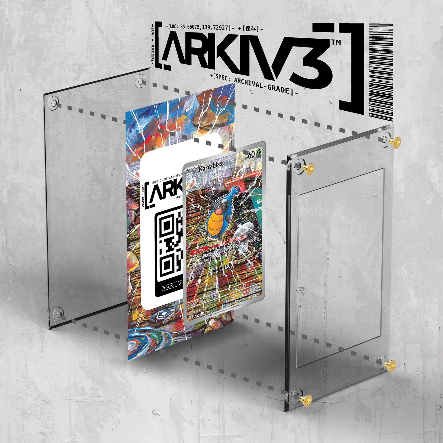 [UNIT: 94/86] // Karrablast Extended Art Display Case - Raw