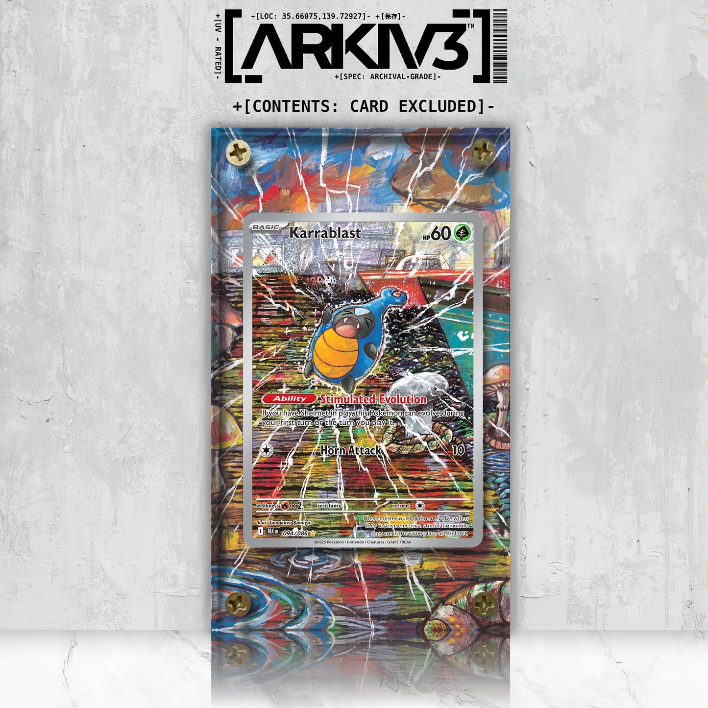 [UNIT: 94/86] // Karrablast Extended Art Display Case - Raw