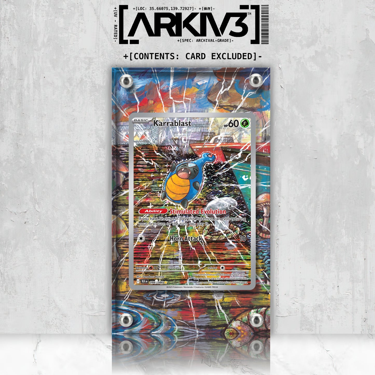 [UNIT: 94/86] // Karrablast Extended Art Display Case - Raw