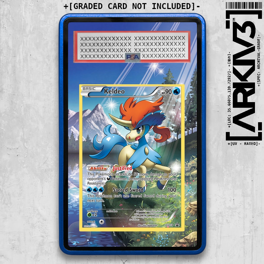 [UNIT: XY118/211] // Keldeo Extended Art Display Case - Graded