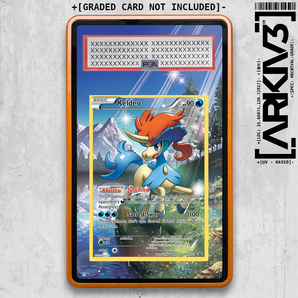 [UNIT: XY118/211] // Keldeo Extended Art Display Case - Graded