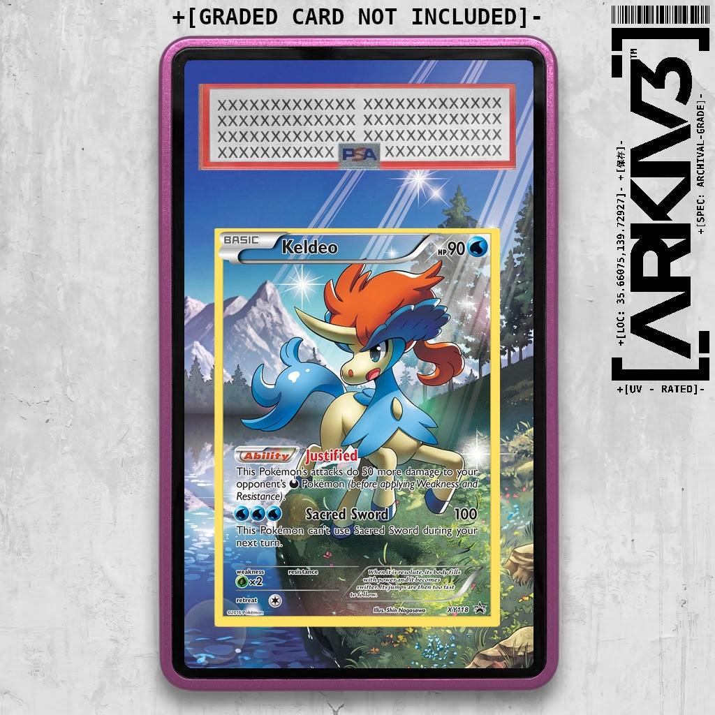 [UNIT: XY118/211] // Keldeo Extended Art Display Case - Graded