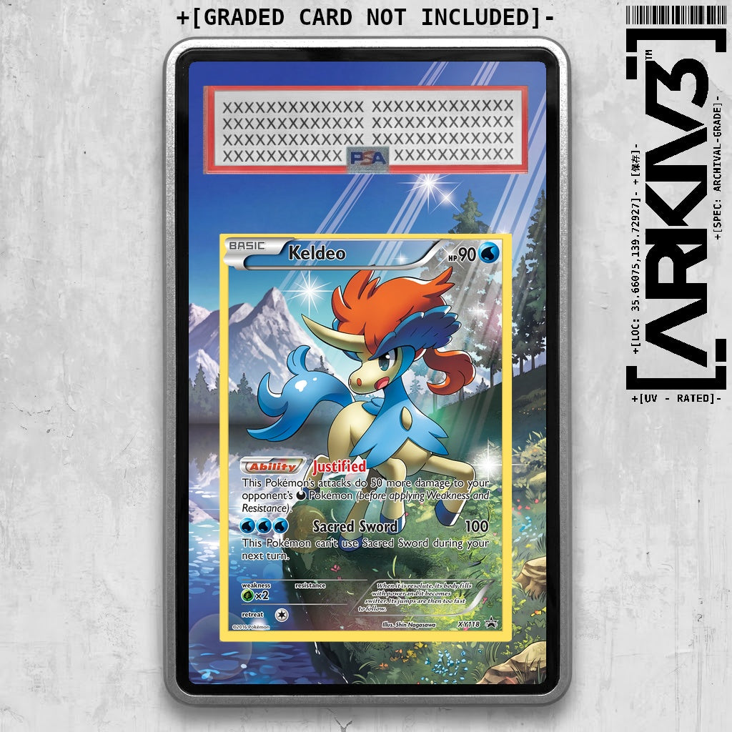 [UNIT: XY118/211] // Keldeo Extended Art Display Case - Graded