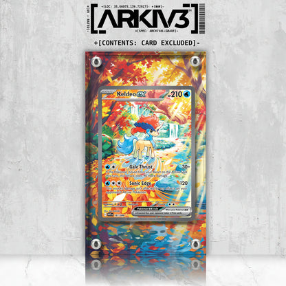 [UNIT: 167/86] // Keldeo ex Extended Art Display Case - Raw