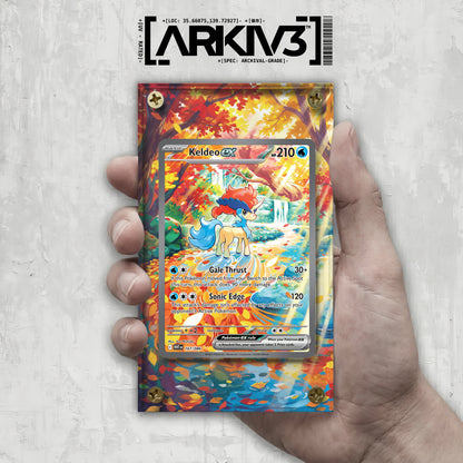 [UNIT: 167/86] // Keldeo ex Extended Art Display Case - Raw