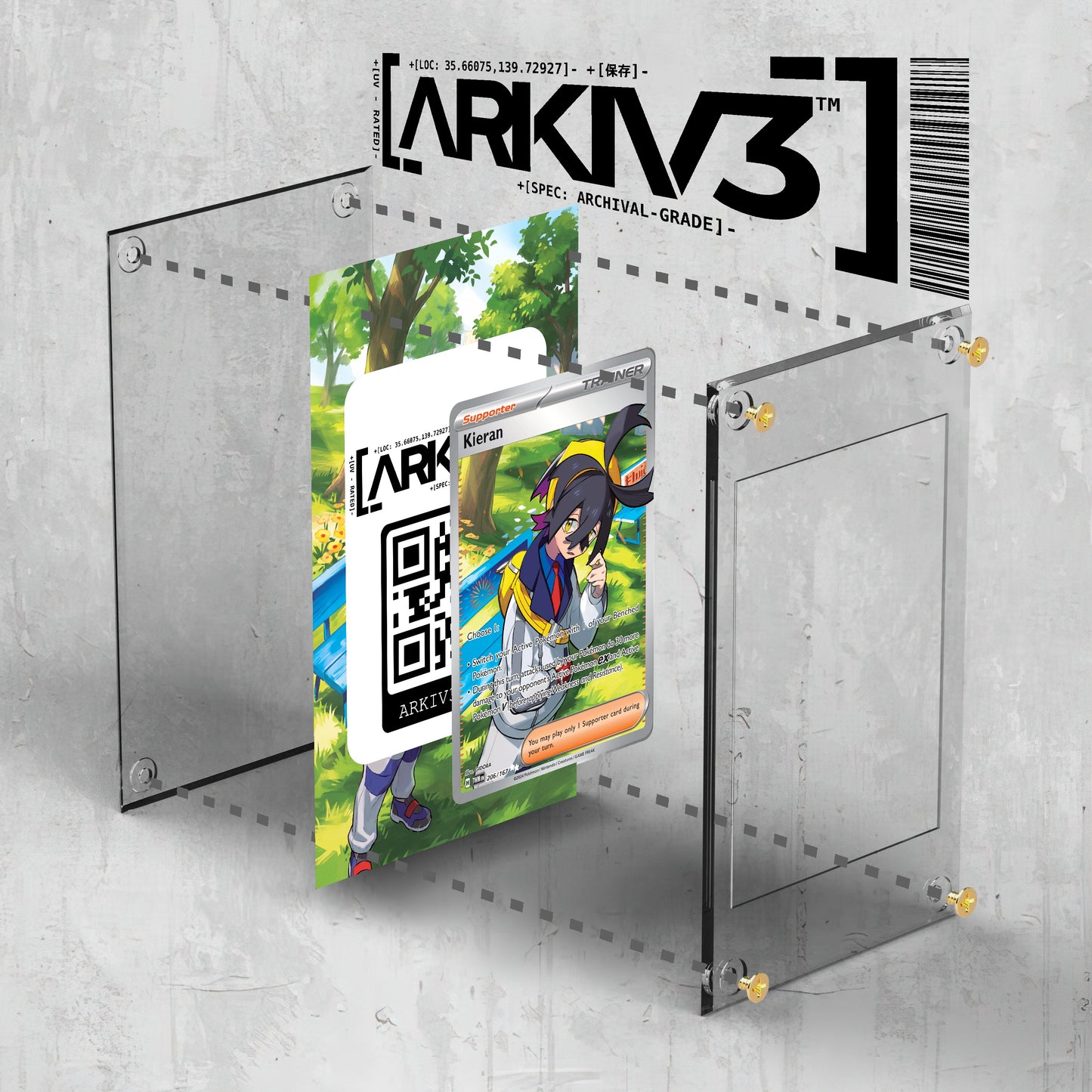 [UNIT: 206/167] // Kieran Extended Art Display Case - Raw