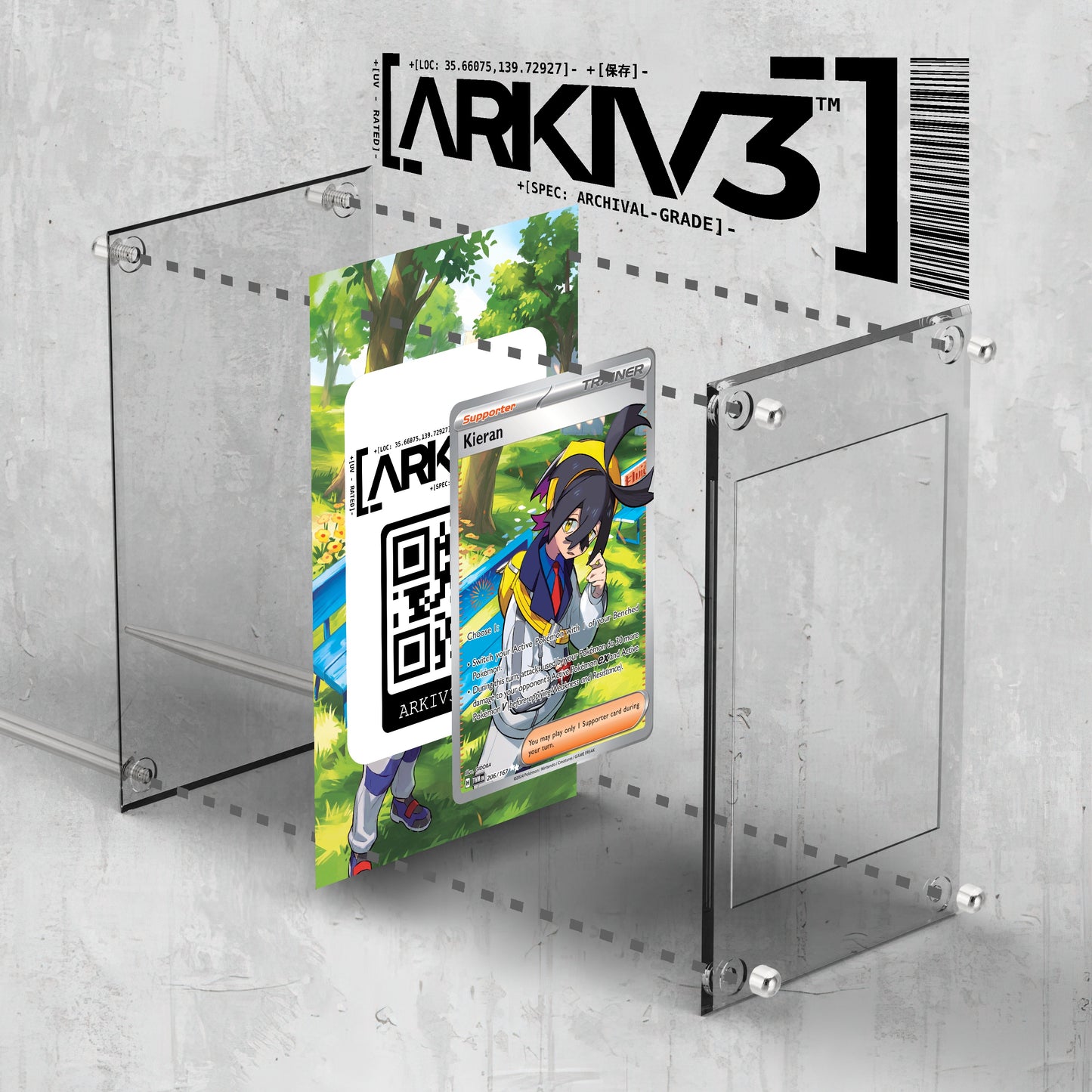 [UNIT: 206/167] // Kieran Extended Art Display Case - Raw