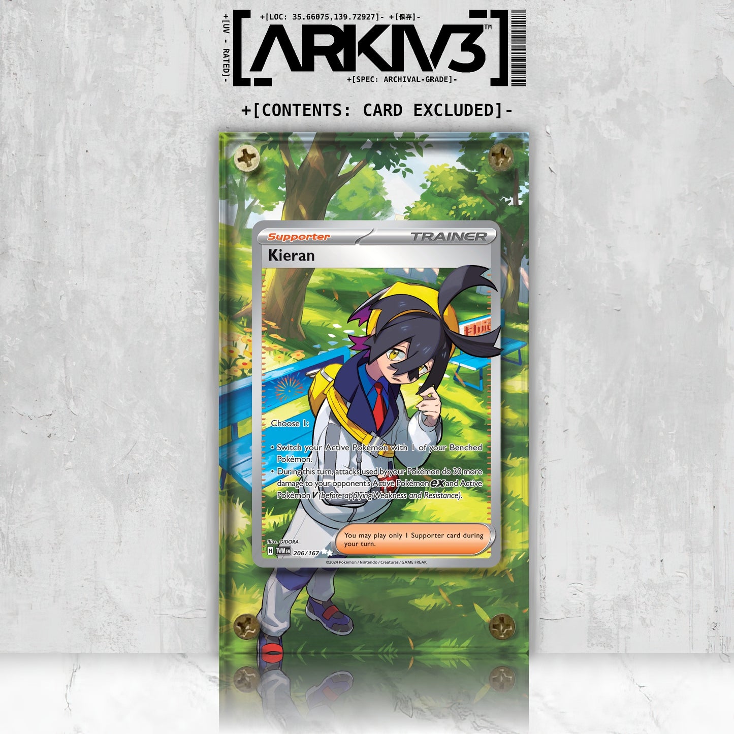 [UNIT: 206/167] // Kieran Extended Art Display Case - Raw