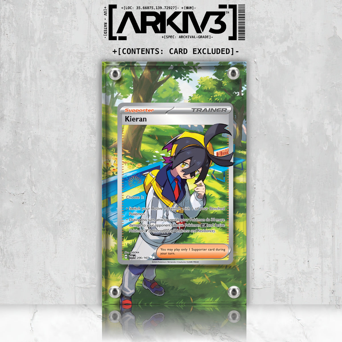 [UNIT: 206/167] // Kieran Extended Art Display Case - Raw