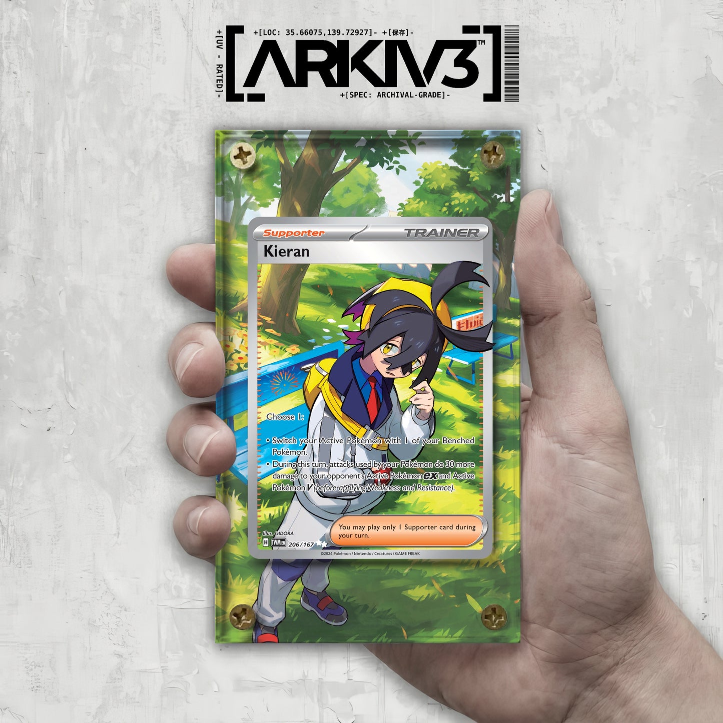 [UNIT: 206/167] // Kieran Extended Art Display Case - Raw