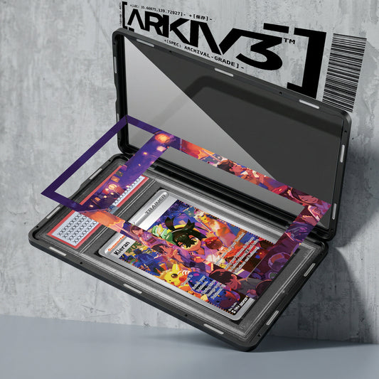 ARKIV3 PSA graded exploded mockup