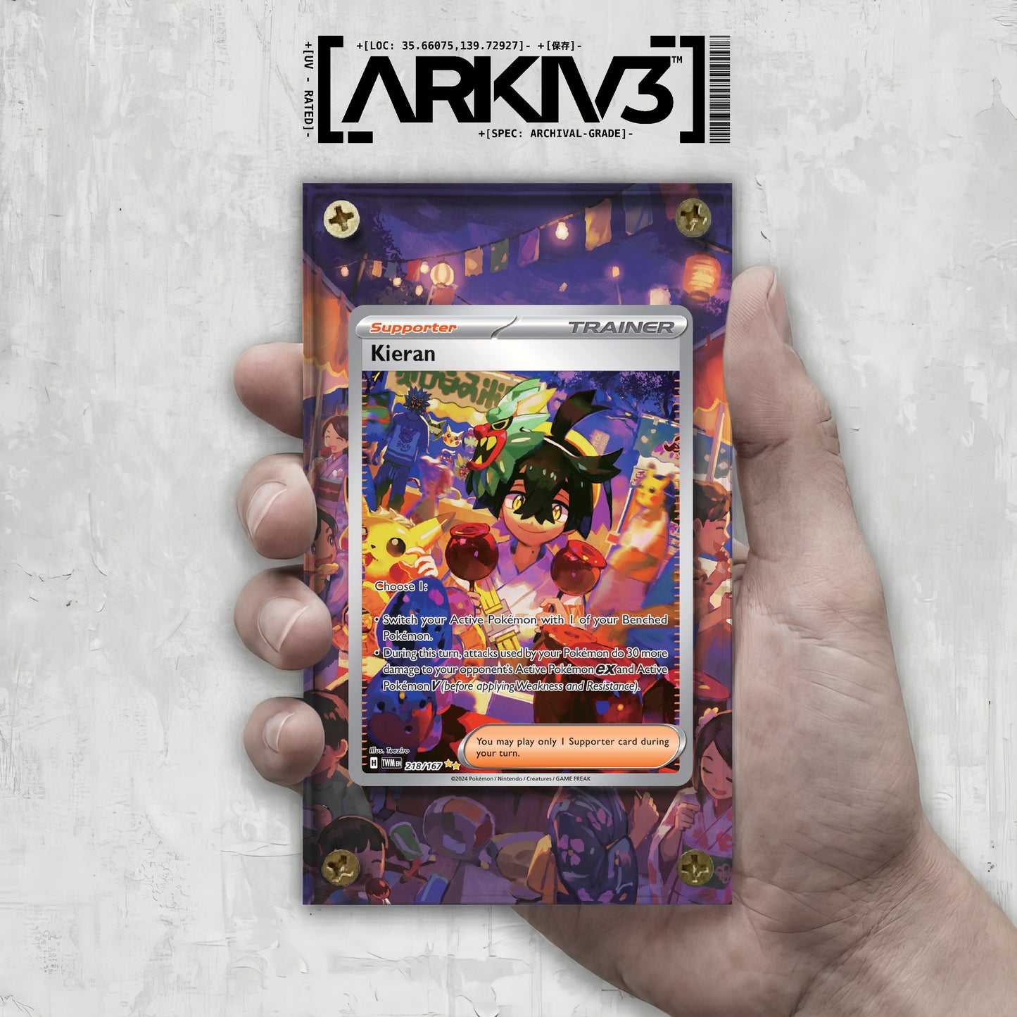 [UNIT: 218/167] // Kieran Extended Art Display Case - Raw