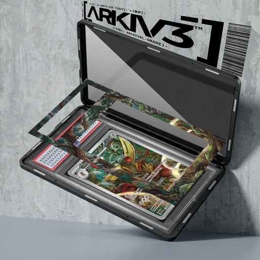 ARKIV3 PSA graded exploded mockup