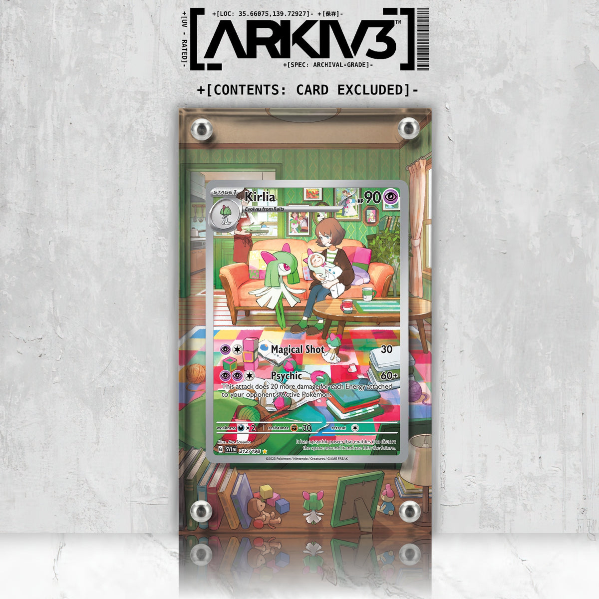 [UNIT: 212/198] // Kirlia Extended Art Display Case - Raw