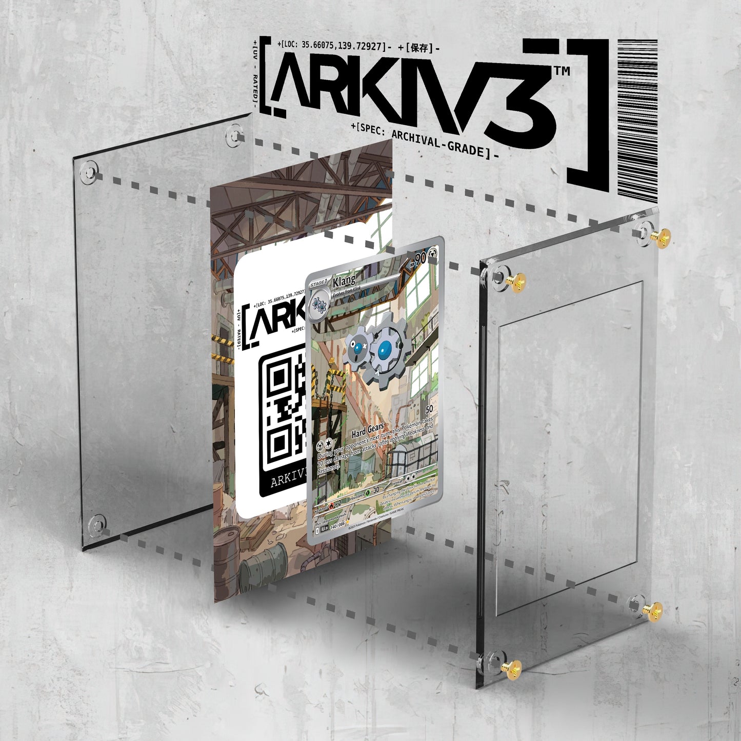 [UNIT: 140/86] // Klang Extended Art Display Case - Raw