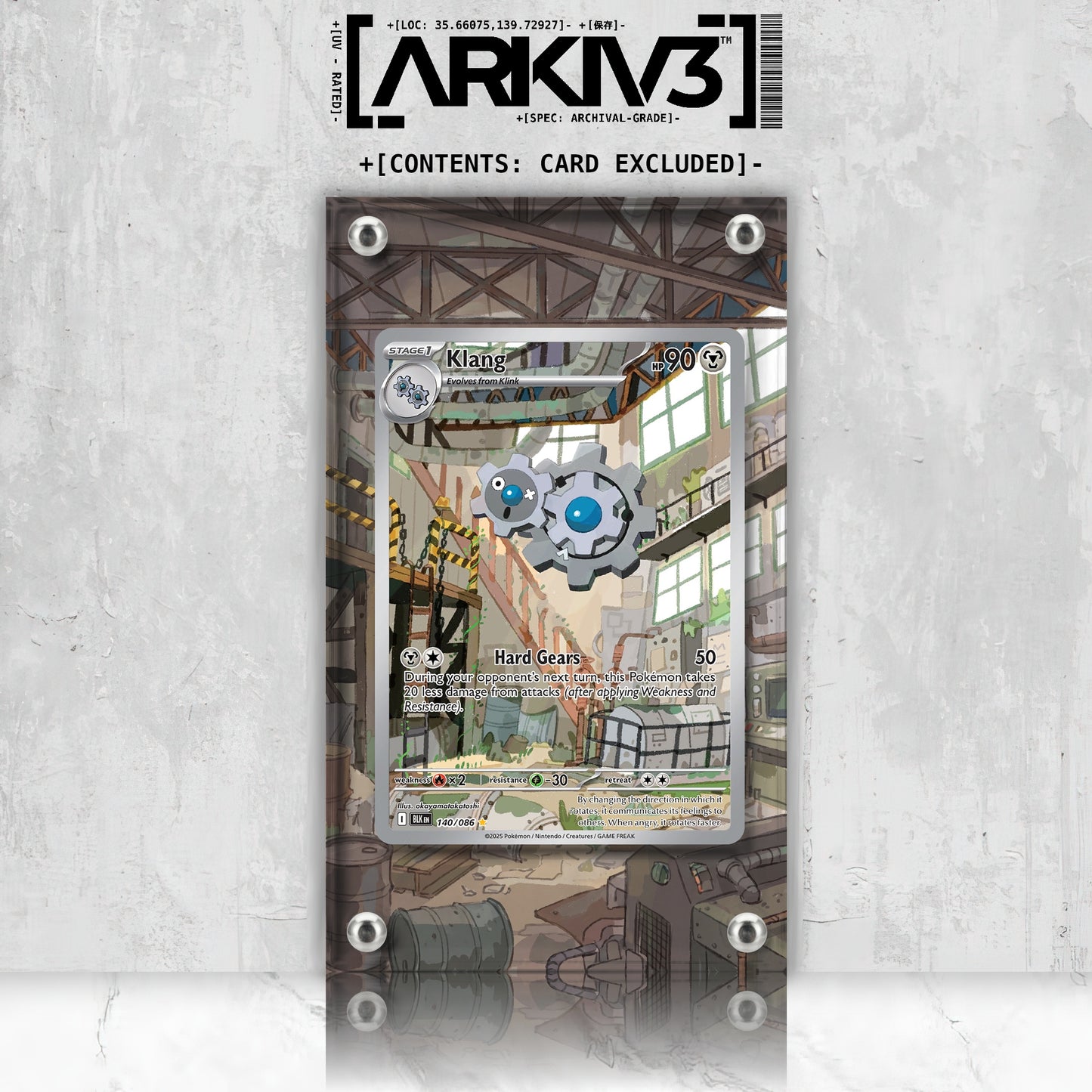 [UNIT: 140/86] // Klang Extended Art Display Case - Raw