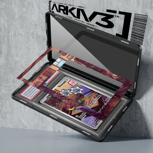 ARKIV3 PSA graded exploded mockup