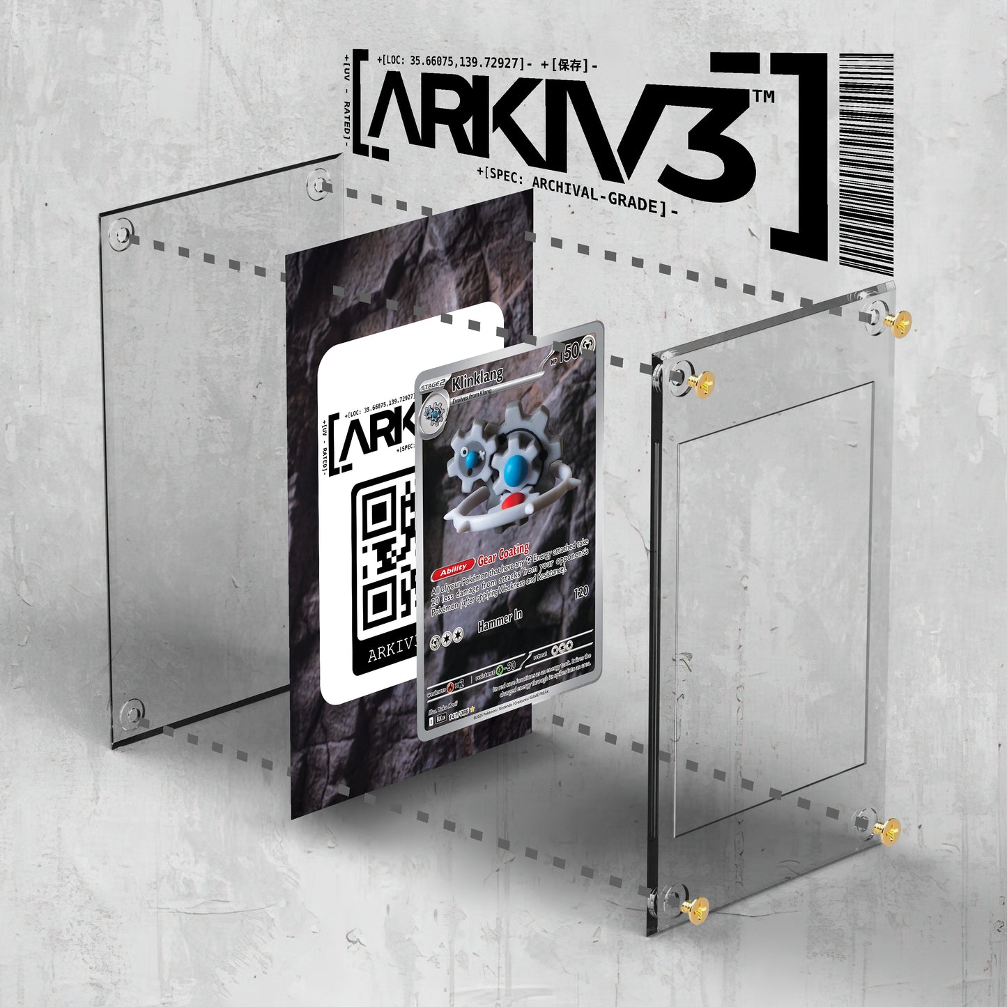 [UNIT: 141/86] // Klinklang Extended Art Display Case - Raw