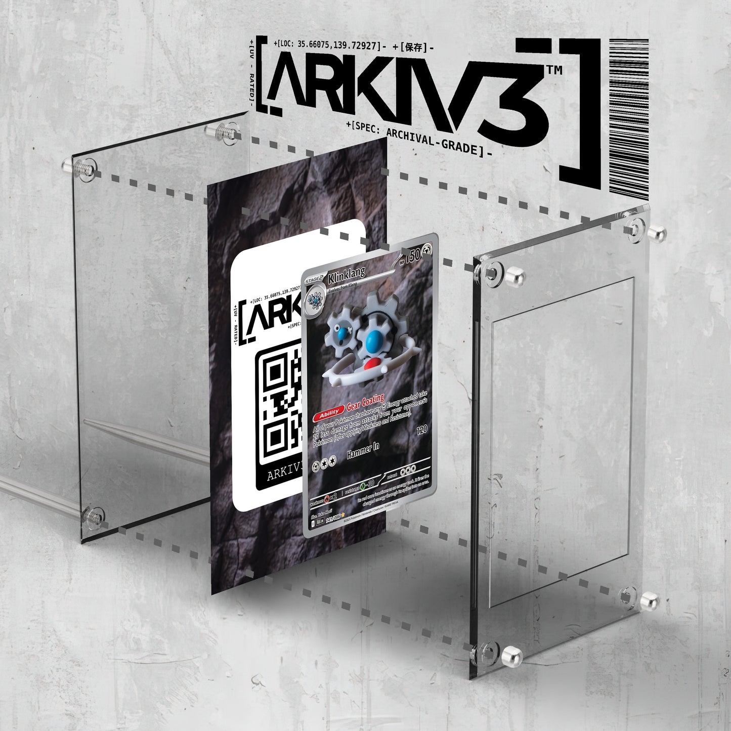 [UNIT: 141/86] // Klinklang Extended Art Display Case - Raw