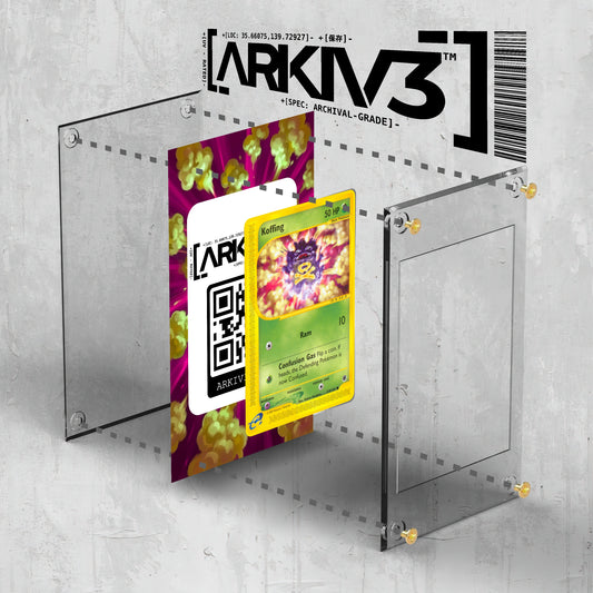 [UNIT: 114/165] // Koffing Extended Art Display Case - Raw