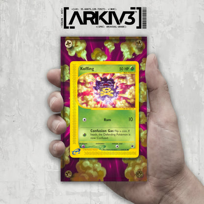 [UNIT: 114/165] // Koffing Extended Art Display Case - Raw