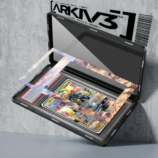 ARKIV3 PSA graded exploded mockup