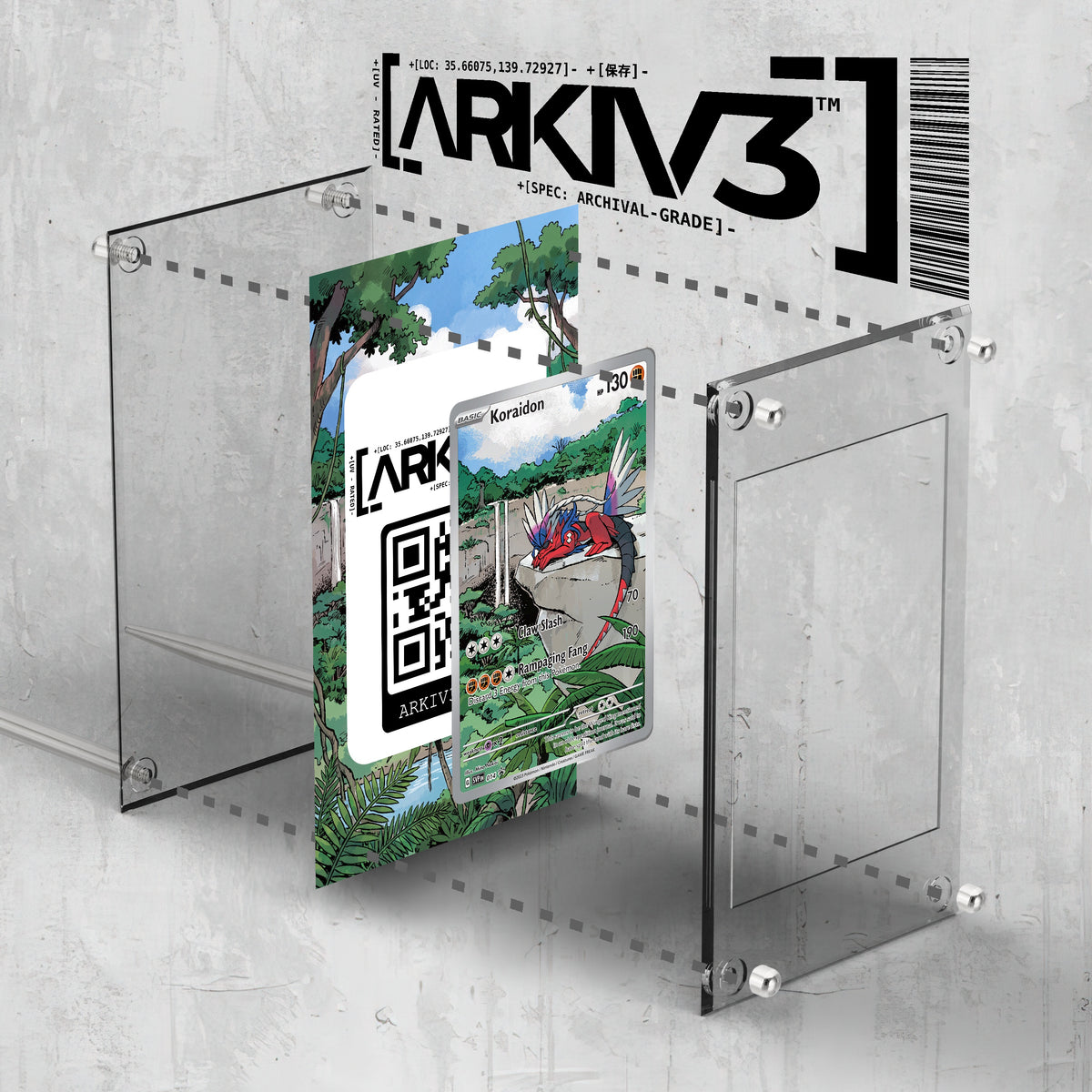 [UNIT: 14] // Koraidon Extended Art Display Case - Raw