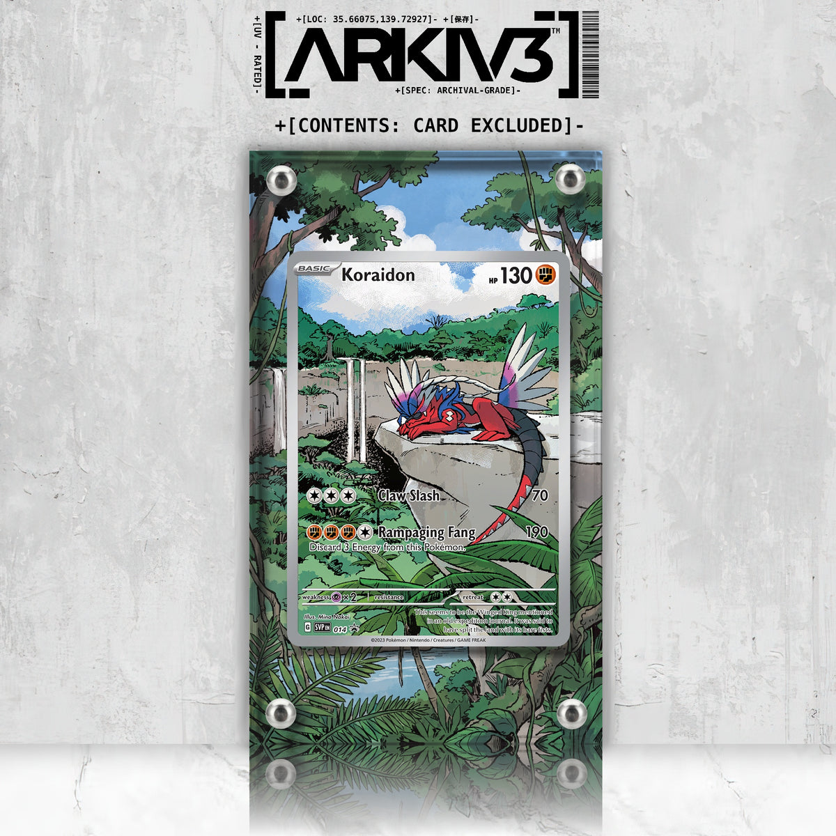 [UNIT: 14] // Koraidon Extended Art Display Case - Raw