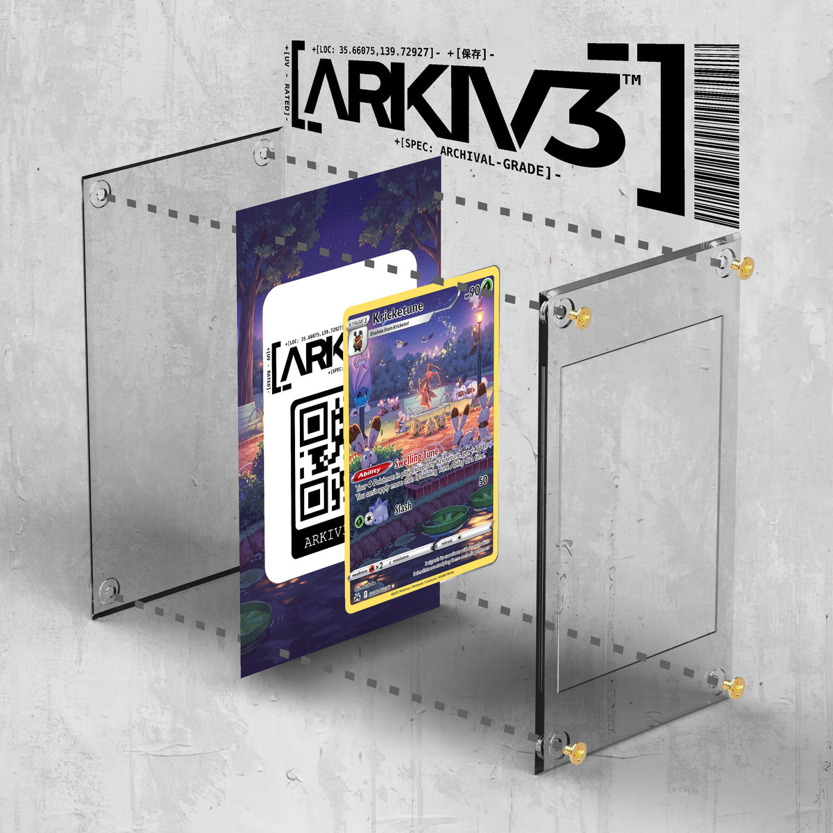 [UNIT: GG02/70] // Kricketune Extended Art Display Case - Raw