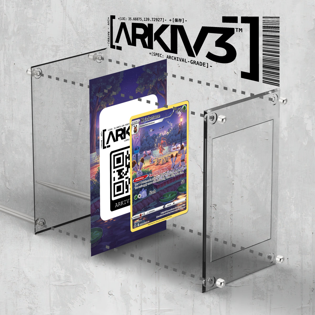 [UNIT: GG02/70] // Kricketune Extended Art Display Case - Raw