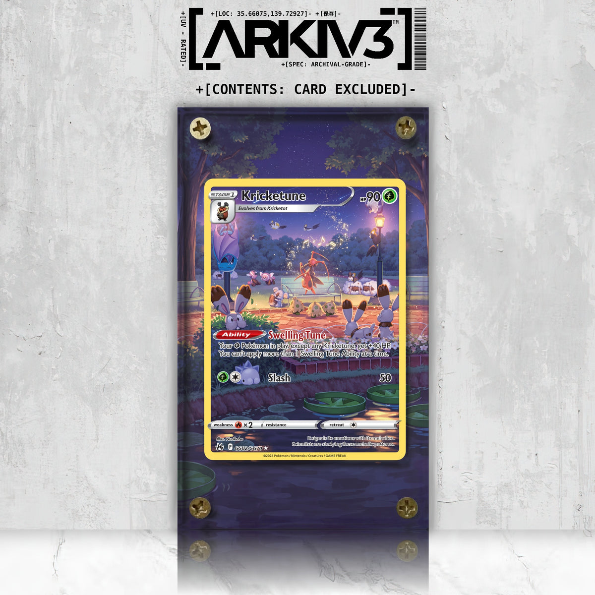 [UNIT: GG02/70] // Kricketune Extended Art Display Case - Raw