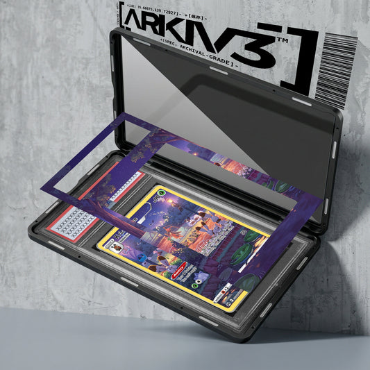 ARKIV3 PSA graded exploded mockup
