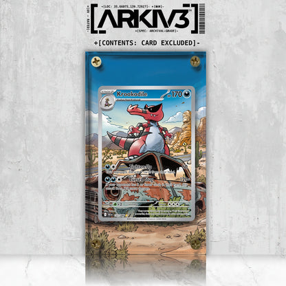 [UNIT: 137/86] // Krookodile Extended Art Display Case - Raw