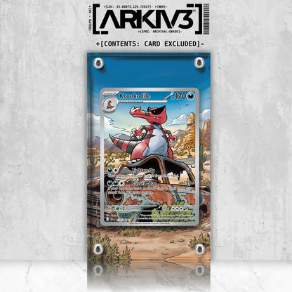 [UNIT: 137/86] // Krookodile Extended Art Display Case - Raw