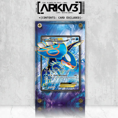 [UNIT: 148/160] // Kyogre-EX Extended Art Display Case - Raw