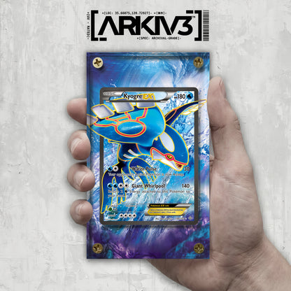 [UNIT: 148/160] // Kyogre-EX Extended Art Display Case - Raw