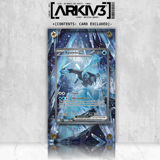 [UNIT: 165/086] // Kyurem ex Extended Art Display Case - Raw