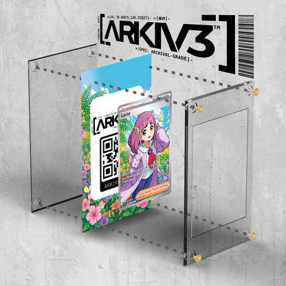 [UNIT: 166/142] // Lacey Extended Art Display Case - Raw