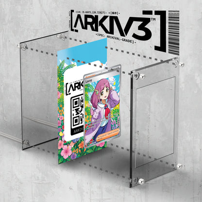 [UNIT: 166/142] // Lacey Extended Art Display Case - Raw