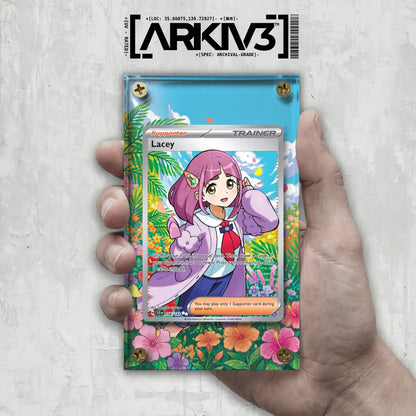 [UNIT: 166/142] // Lacey Extended Art Display Case - Raw