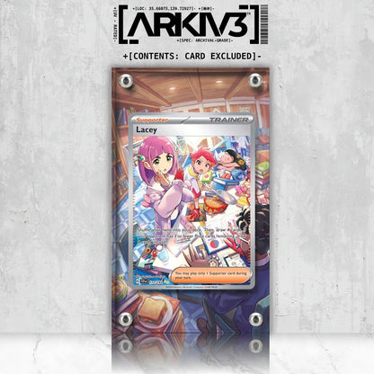[UNIT: 172/142] // Lacey Extended Art Display Case - Raw