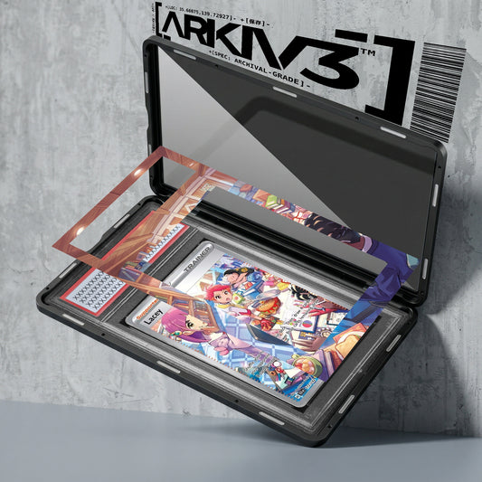 ARKIV3 PSA graded exploded mockup