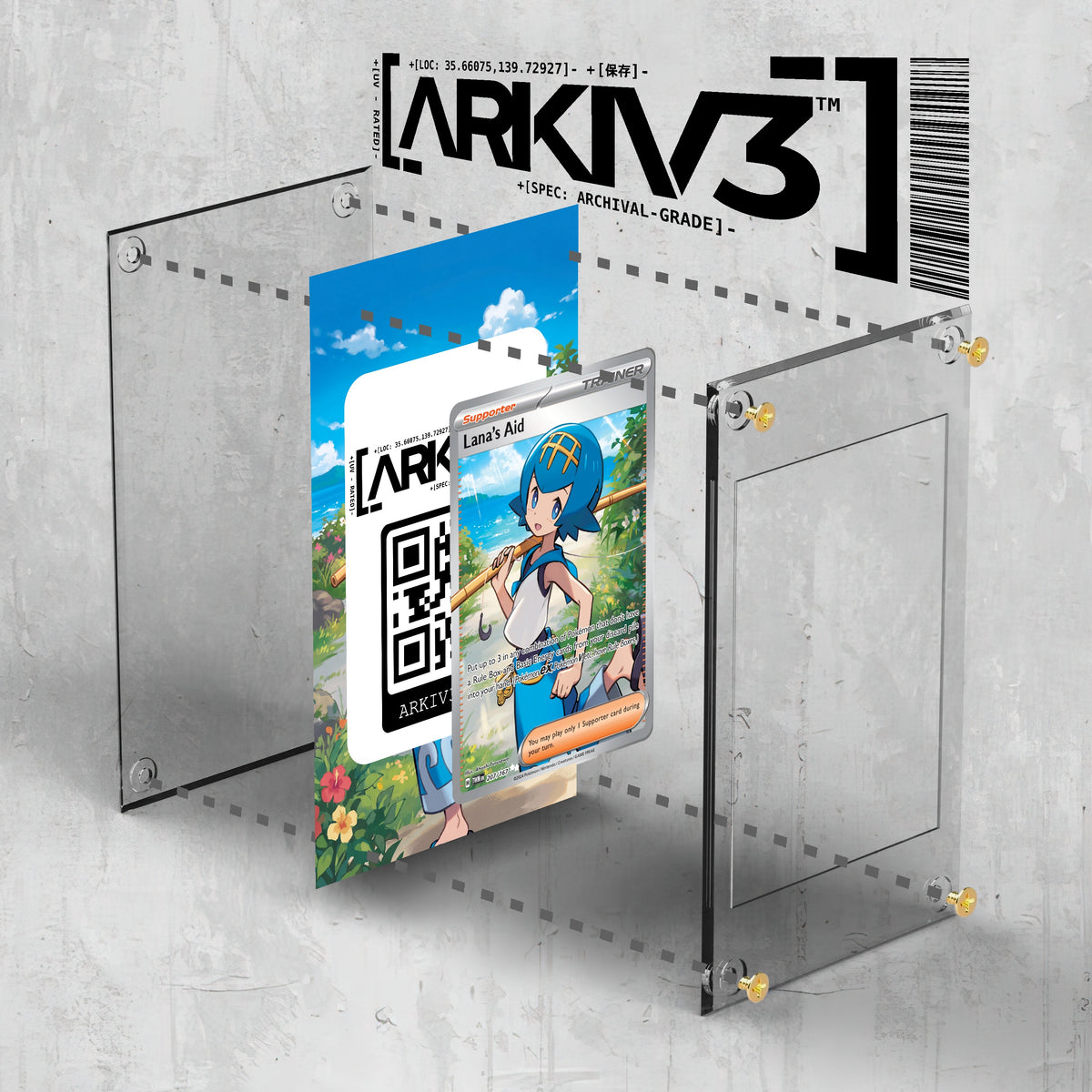 [UNIT: 207/167] // Lana's Aid Extended Art Display Case - Raw